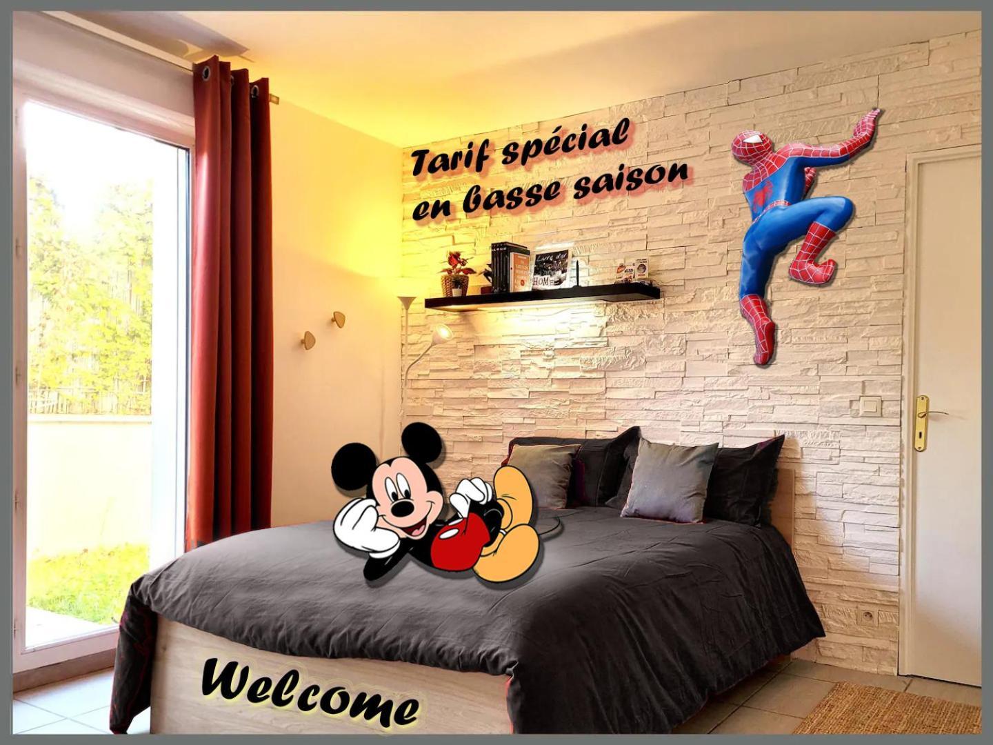 Appartement Avec Salle De Jeux Privee,10Min De Disney Transport En Commun 6 Couchages Chanteloup-en-Brie Zewnętrze zdjęcie